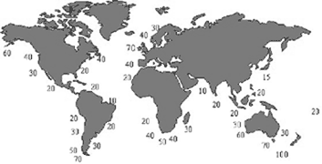 Mapa de recursos mundial energia das ondas